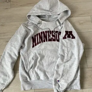 Champion MINNESOTA 후드티 그레이