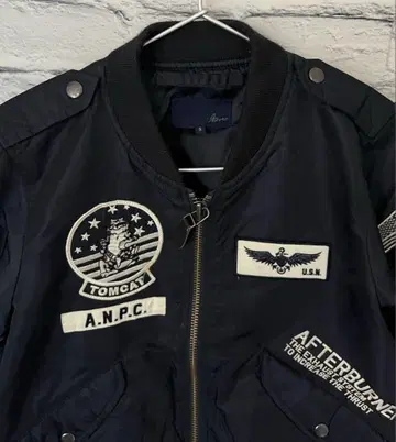 여성용 아비렉스 AVIREX MA-1 디자인 아우터 S 사이즈 중고