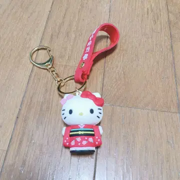 헬로키티 기모노풍 키링 산리오 귀여움