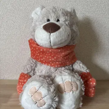 NICI 니키 베어 곰 봉제 인형 스카프 포함