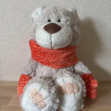NICI 니키 베어 곰 봉제 인형 스카프 포함 크리스마스
