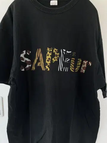 SAPEUR XL 티셔츠 동물 패턴