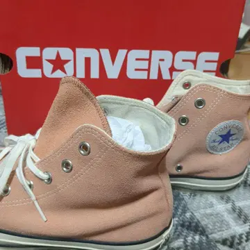 새상품급 컨버스 핑크 하이컷 스니커즈