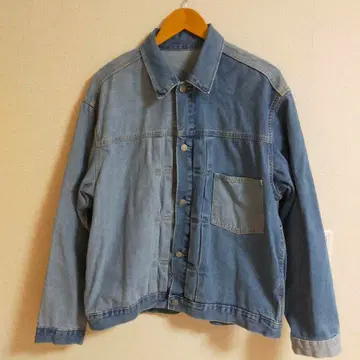 GU 지유 1st 데님 자켓 퍼스트 타입 크레이지 패턴