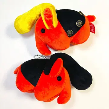돔돔햄버거 [리젠트 누무조] 블랙&금 봉제 인형 세트