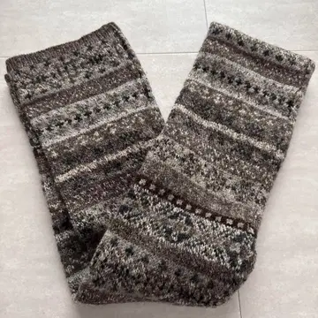 최종 가격 파파스 셰틀랜드 울 머플러 스코틀랜드제