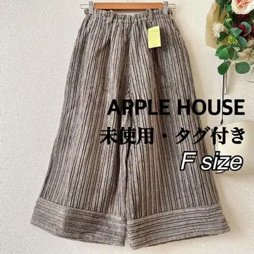 [미사용 택 포함] 코듀로이 가우초 팬츠/베이지/APPLE HOUSE