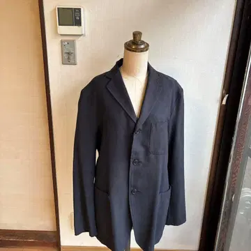 다크 네이비 블레이저 3버튼 폴리에스터 100% 사이즈 48