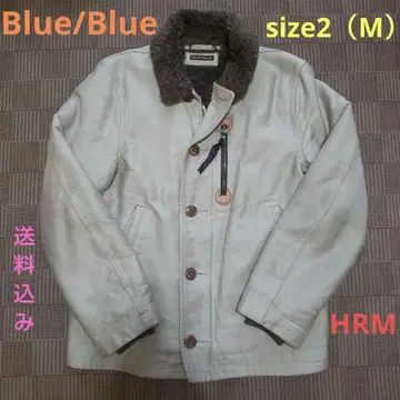 HRM BLUE BLUE size 2 ( M ) 저먼 크로스 자켓