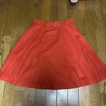 Demi-Luxe 플레어 스커트 사이즈 36 오렌지