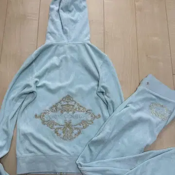쥬시 꾸뛰르 벨로아 셋업 후드티 팬츠 S XS