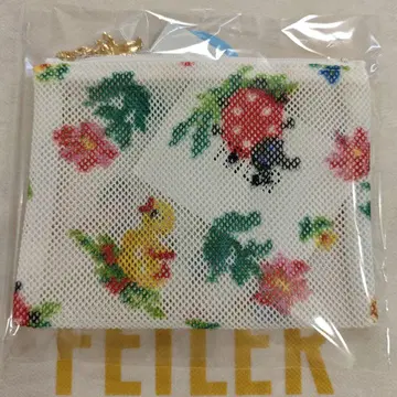 페이러 하이디 메쉬 파우치 화이트 미니
