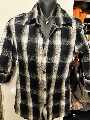 초기 FUGA 플란넬 셔츠 00s Y2K 체크 size44