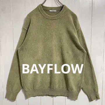 BAYFLOW 워시 가공 크루넥 풀오버 S 사이즈