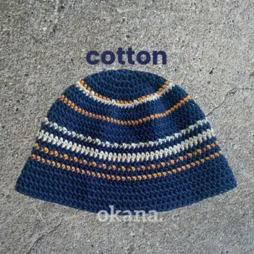 navy41 크러셔 모자 비니 핸드메이드 패션 잡화 손뜨개질