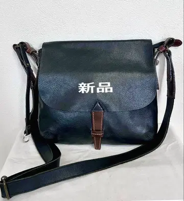 미사용 새상품 나가사키 가방 전문점 올 가죽 천연 가죽 숄더백