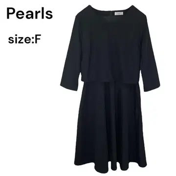 Pearls 펄즈 원피스 무릎 기장 FREE 블랙 멋진 정장