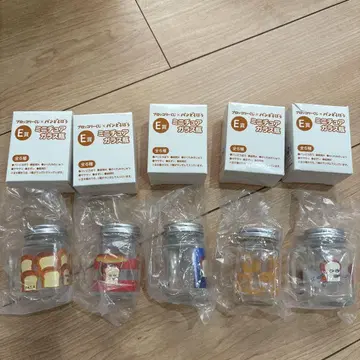 브로콜리 복권 x 빵 도둑 E상 미니어처 유리병 5개 세트