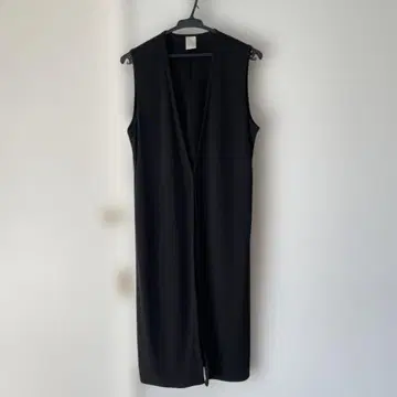 PUPULA 블랙 롱 베스트