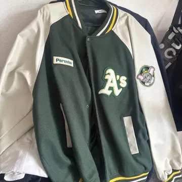 Perushu A's 바시티 자켓