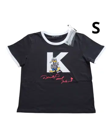 KARL LAGERFELD 디즈니 도널드 덕 T셔츠 반팔 S 여성용