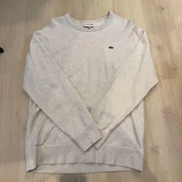 LACOSTE 크루넥 트레이닝복 US XL 라이트 그레이