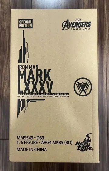 핫토이즈 아이언맨 마크 85 데미지 버전