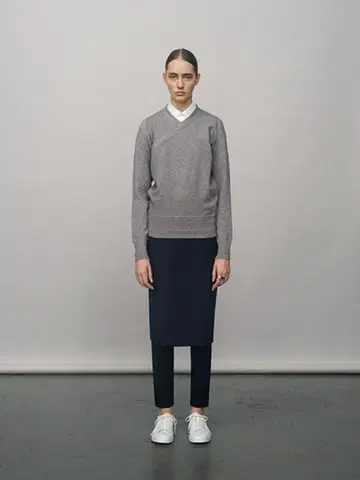 hyke 레이어드 팬츠