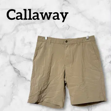 새상품급 Callaway 베이지 숏팬츠 34 숏 기장
