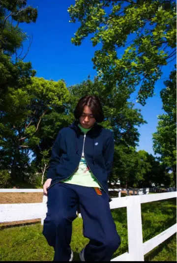 POCKERS double zip hoodie 'NAVY'