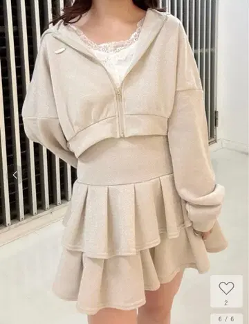 MAJESTIC LEGON 셋업 후드티 치마바지