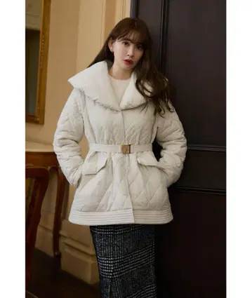 퀼팅 숏코트 새상품 하립투 다운