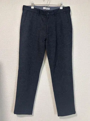 UNITED ARROWS LTD. 울 혼방 슬랙스 네이비
