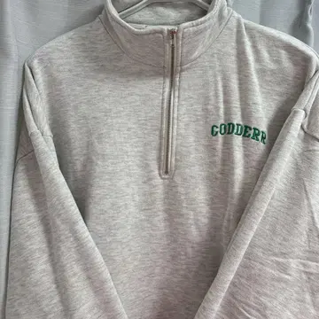 CODDERR/코더 하프 지퍼 트레이닝복 그레이