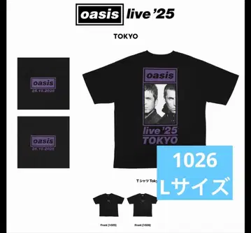 1026 OASIS TOKYO1026 T셔츠 L 사이즈 굿즈