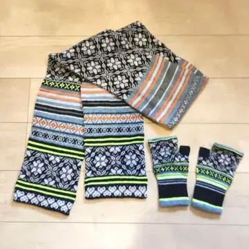 ERIBE FOREST SCARF 페어아일 머플러 장갑