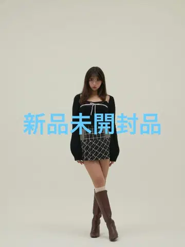 andmary Natalie 리본 세트 블랙