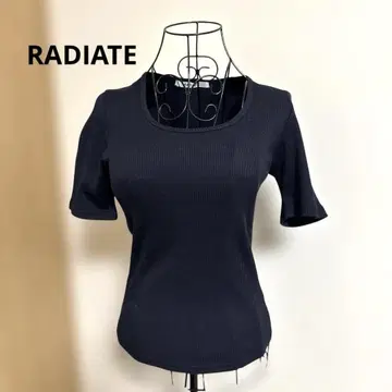 택 포함 새상품 RADIATE 5부 소매 니트 상의 38 사이즈