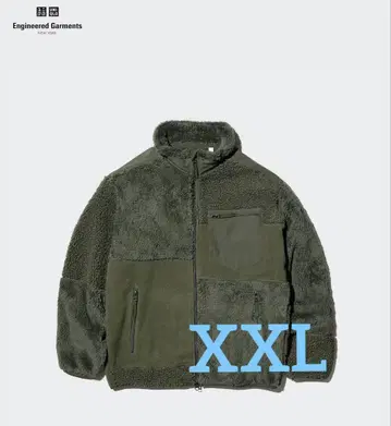엔지니어드 가먼츠 유니클로 플리스 카키 XXL 미사용 새상품