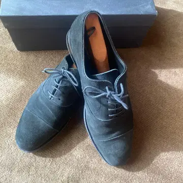 유나이티드 애로우즈 블랙 스웨이드 드레스 슈즈