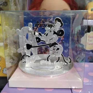 새상품 디즈니 증기선 윌리 미키 귀걸이 주얼리 트레이 세트