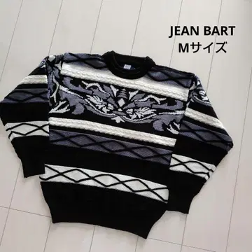JEAN BART M 사이즈 니트 스웨터 긴팔 겨울
