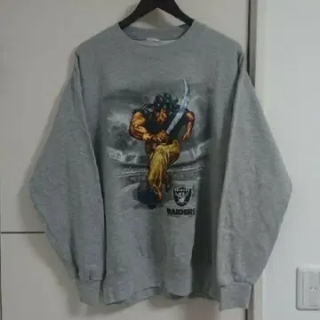 레이더스 맨투맨 트레이닝복 구제 의류 NFL 미식축구 빅 프린트