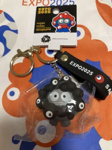 산리오 미야쿠미야쿠 블랙 한교동 입체 마스코트 키링