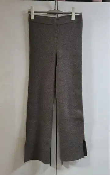 UNITED ARROWS 슬릿 니트 팬츠 브라운