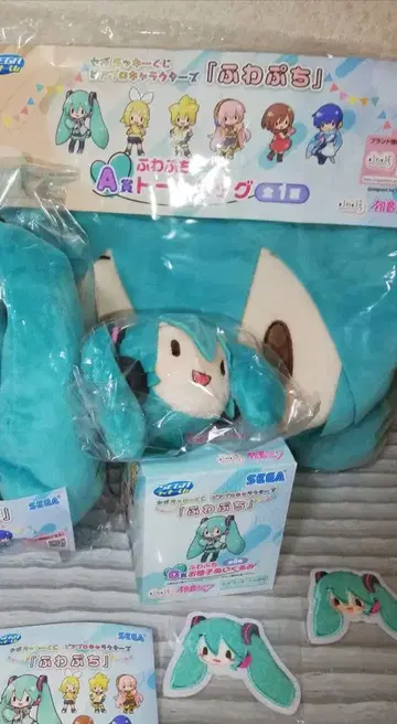 세가 럭키 쿠지 후와푸치 A상 C상 D상 4종 세트