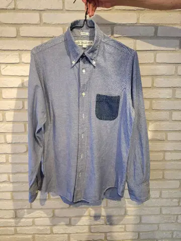 INDIVIDUALIZED SHIRTS 블루 긴팔 셔츠 L/32