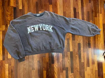 CANAL JEAN ViaJ NEWYORK 프린트 맨투맨 한국제