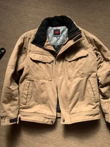 바틀 베이지 카고 팬츠 자켓 세트