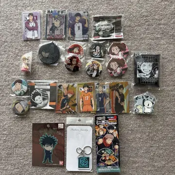 히로아카, 하이큐, 주술 등 캔뱃지 굿즈